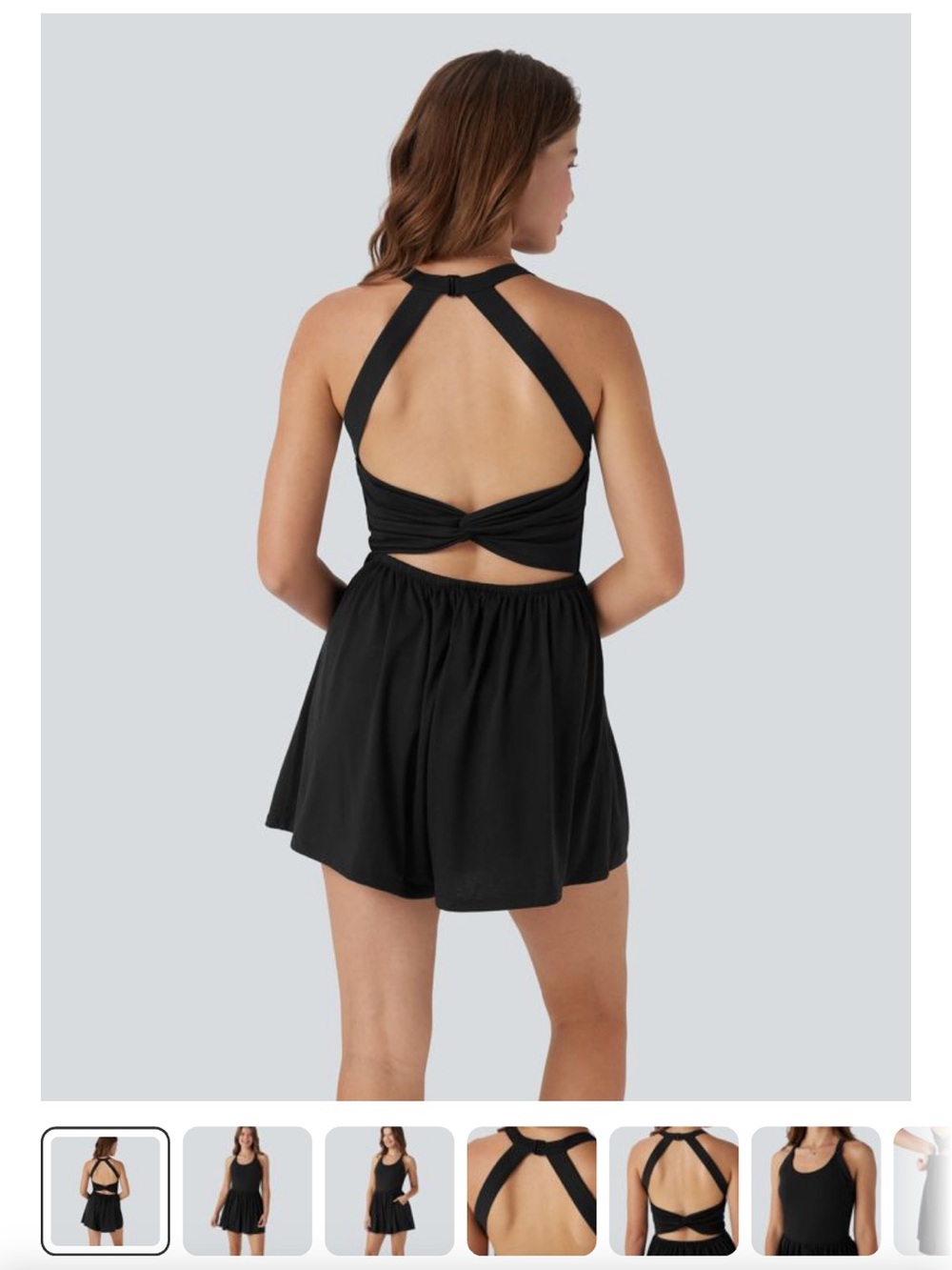HALARA Padded 2-in-1 Romper with Pockets Easy Peezy Edition